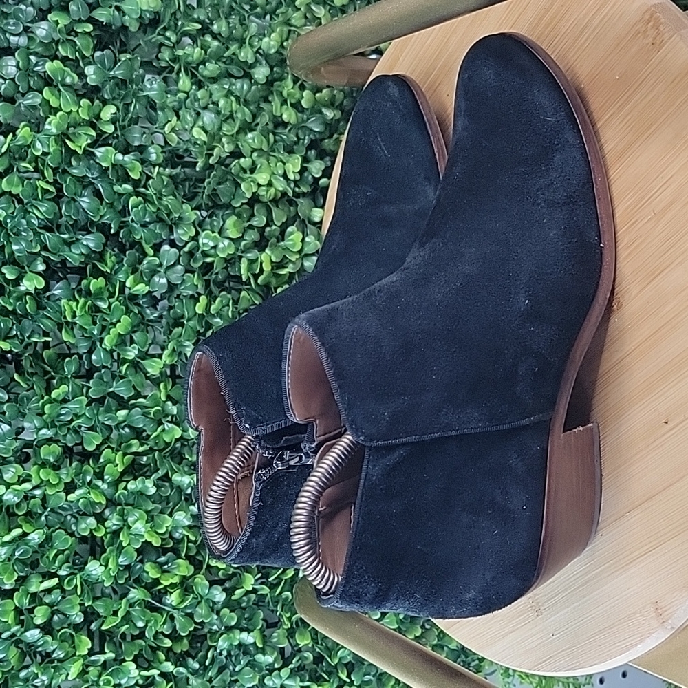 Sam Edelman Womens Petty Suede Ankle Booties Black Size 7M - Picture 2 of 9